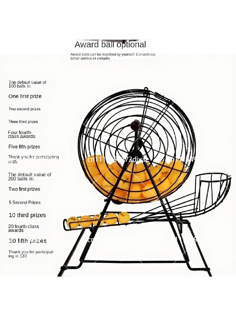 Party Games Spin The Wheel - Lottery Machine Manual Bingo Cage Set