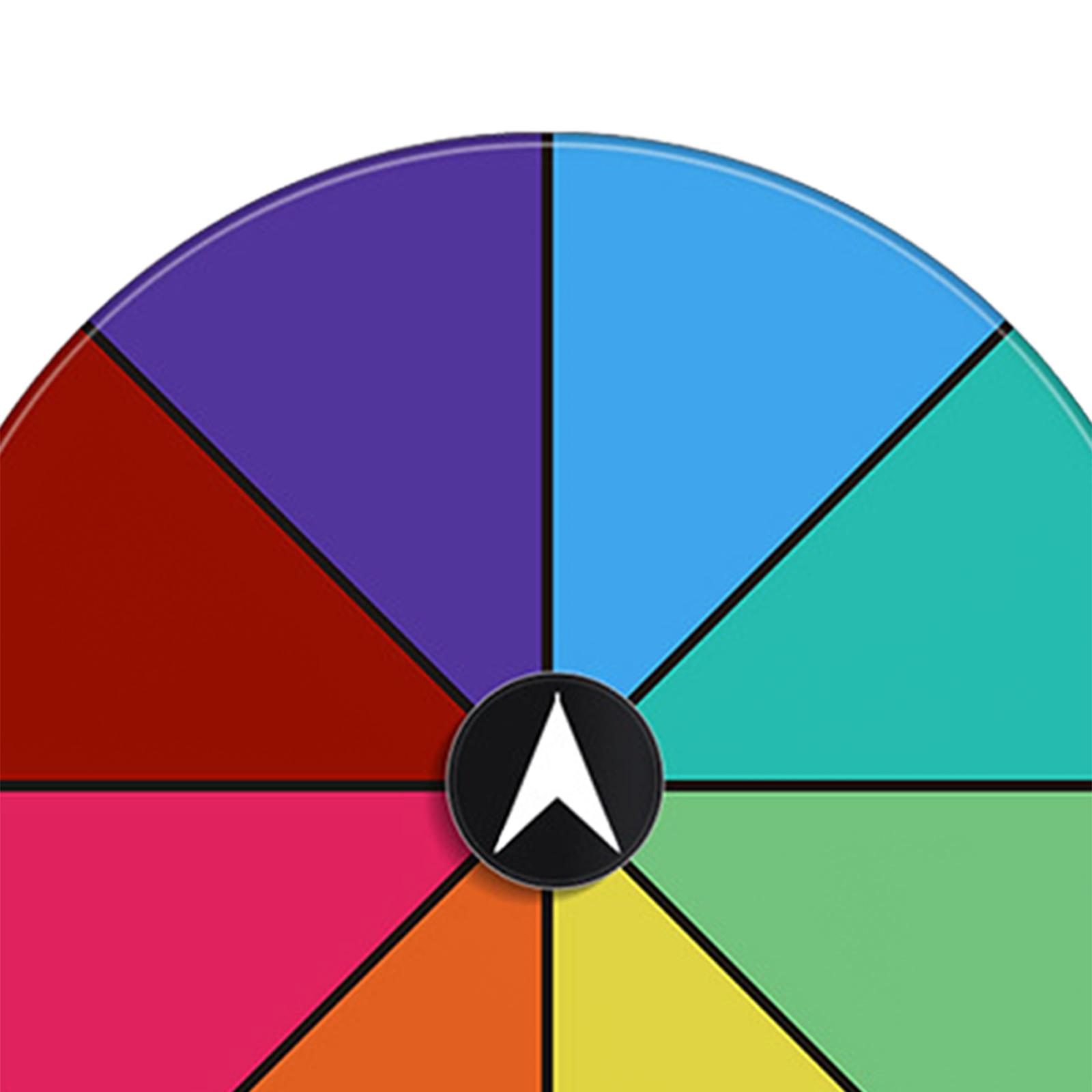 Party Games Spin The Wheel - Acrylic Prize Turntable Compact Tabletop Roulette