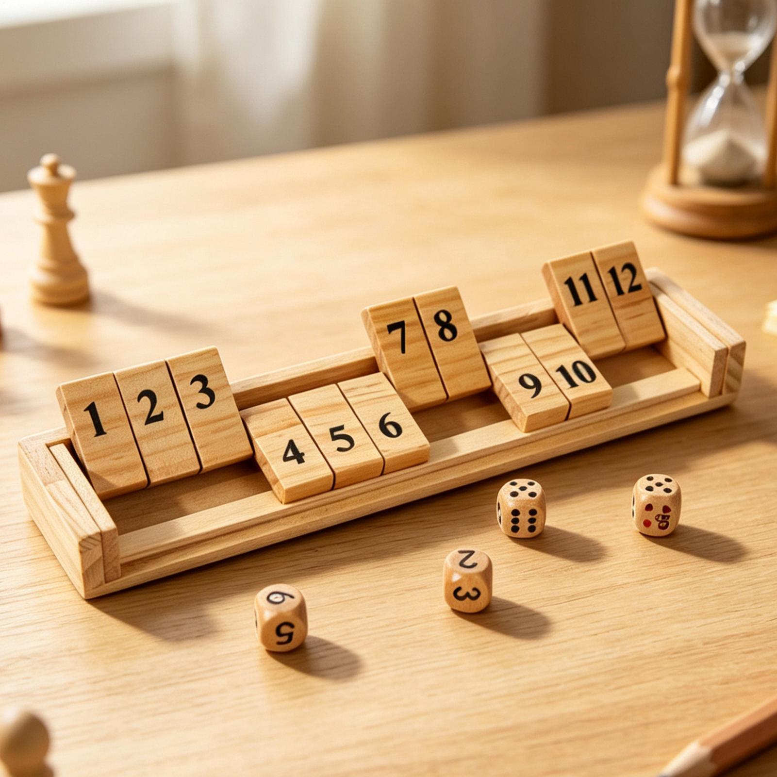 Shut The Box Game Wooden Numbe - Party Games Usa 评论和价格
