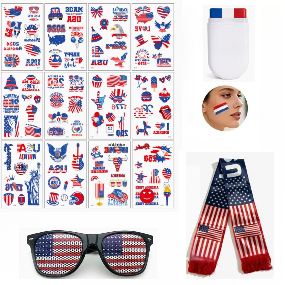 2026 USA Fan Kit Patriotic Sup - Party Games Usa 评论和价格