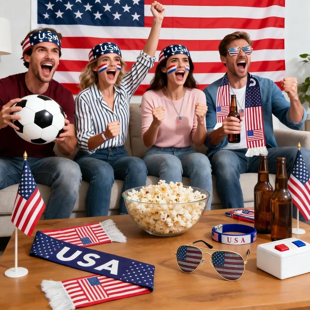 2026 USA Fan Kit Patriotic Sup - Party Games Usa 评论和价格