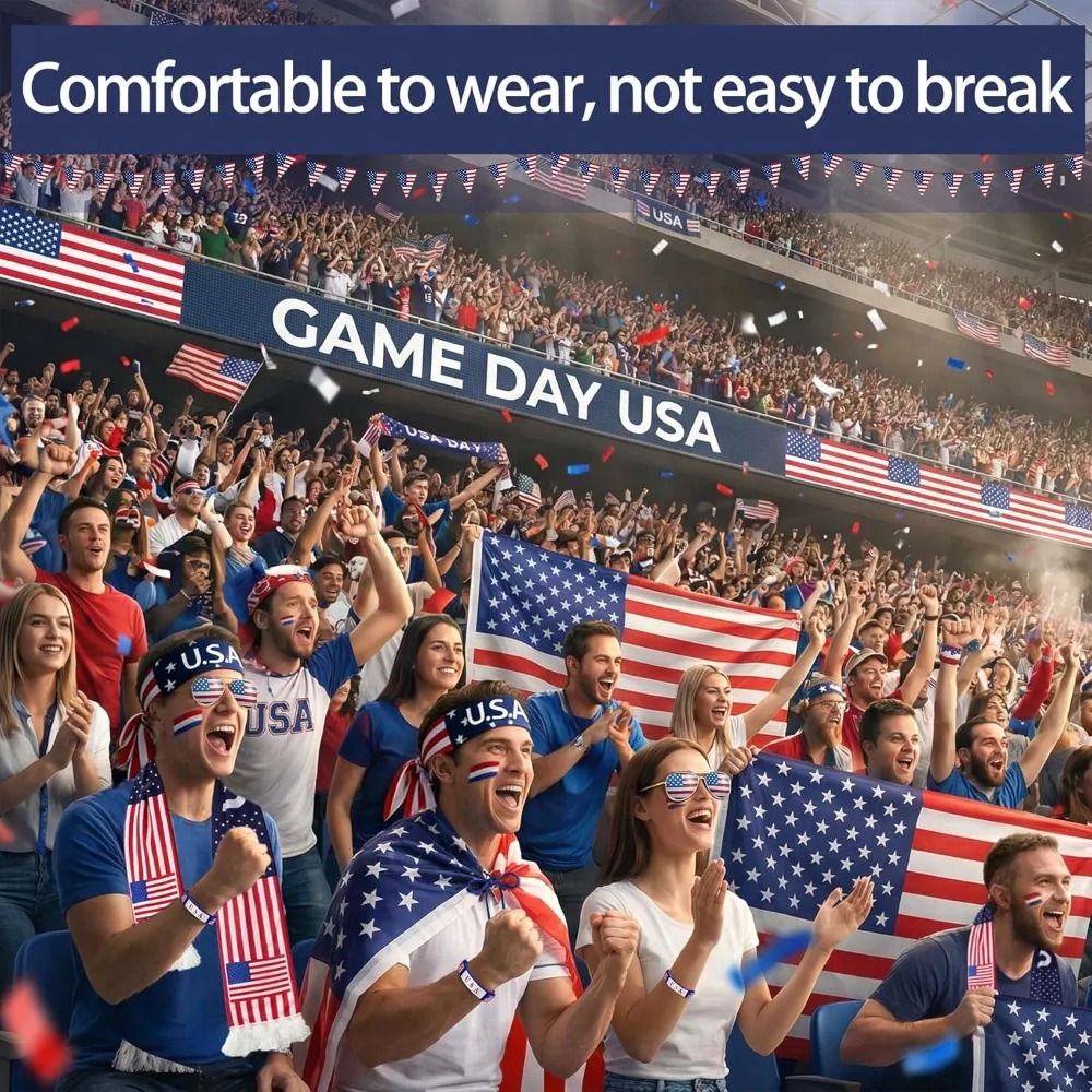 2026 USA Fan Kit Patriotic Sup - Party Games Usa 评论和价格