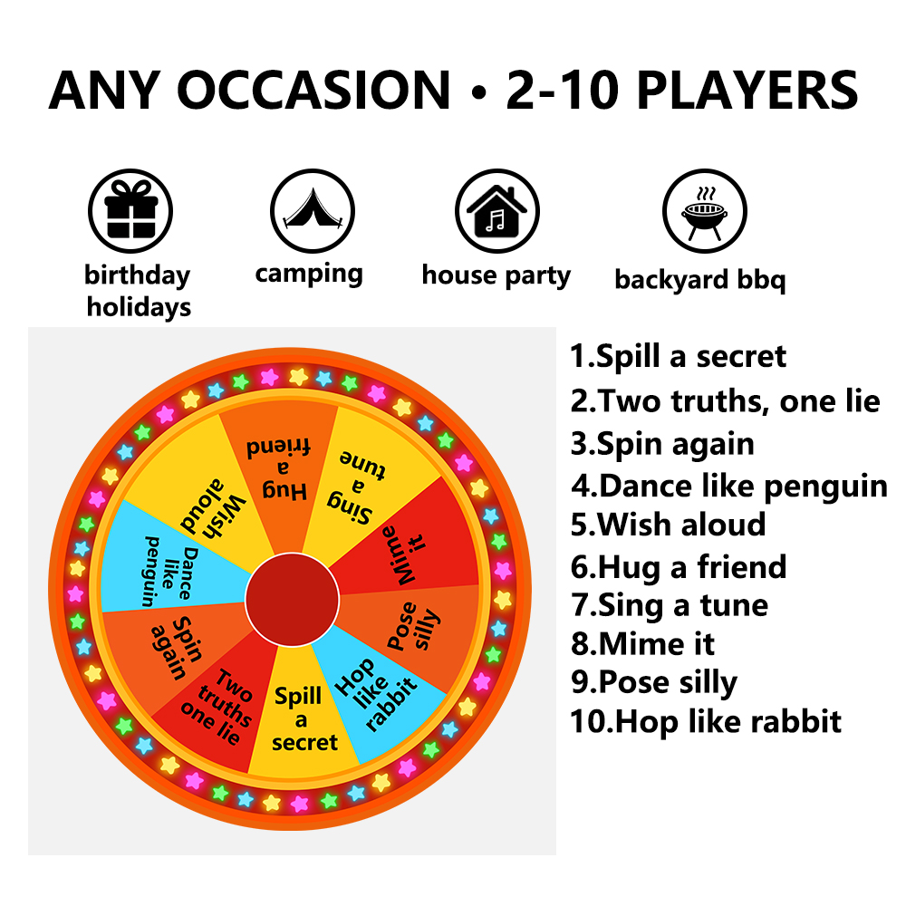 Prize Wheel Spin Wheel Spinner - Party Games Spin The Wheel 评论和价格
