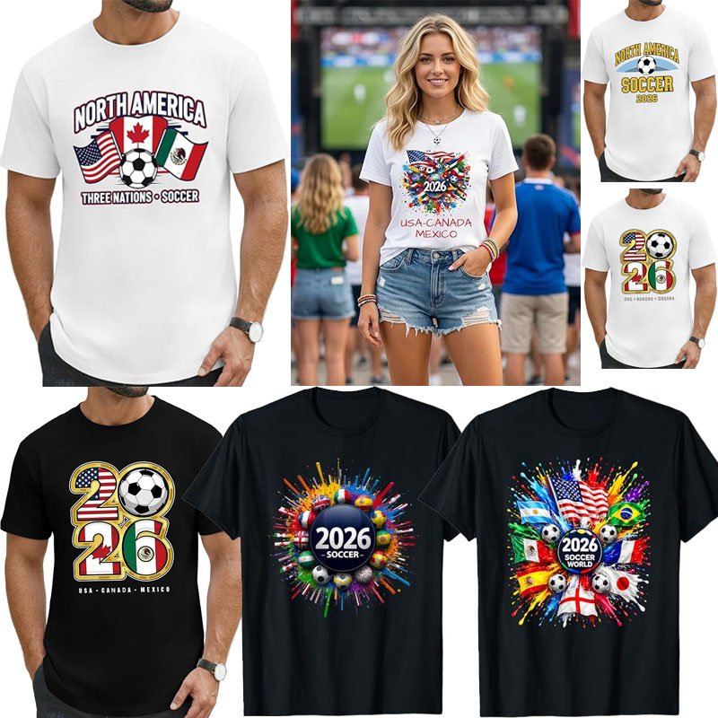 2026 Soccer Fan T-Shirt Men US - Party Games Usa 评论和价格