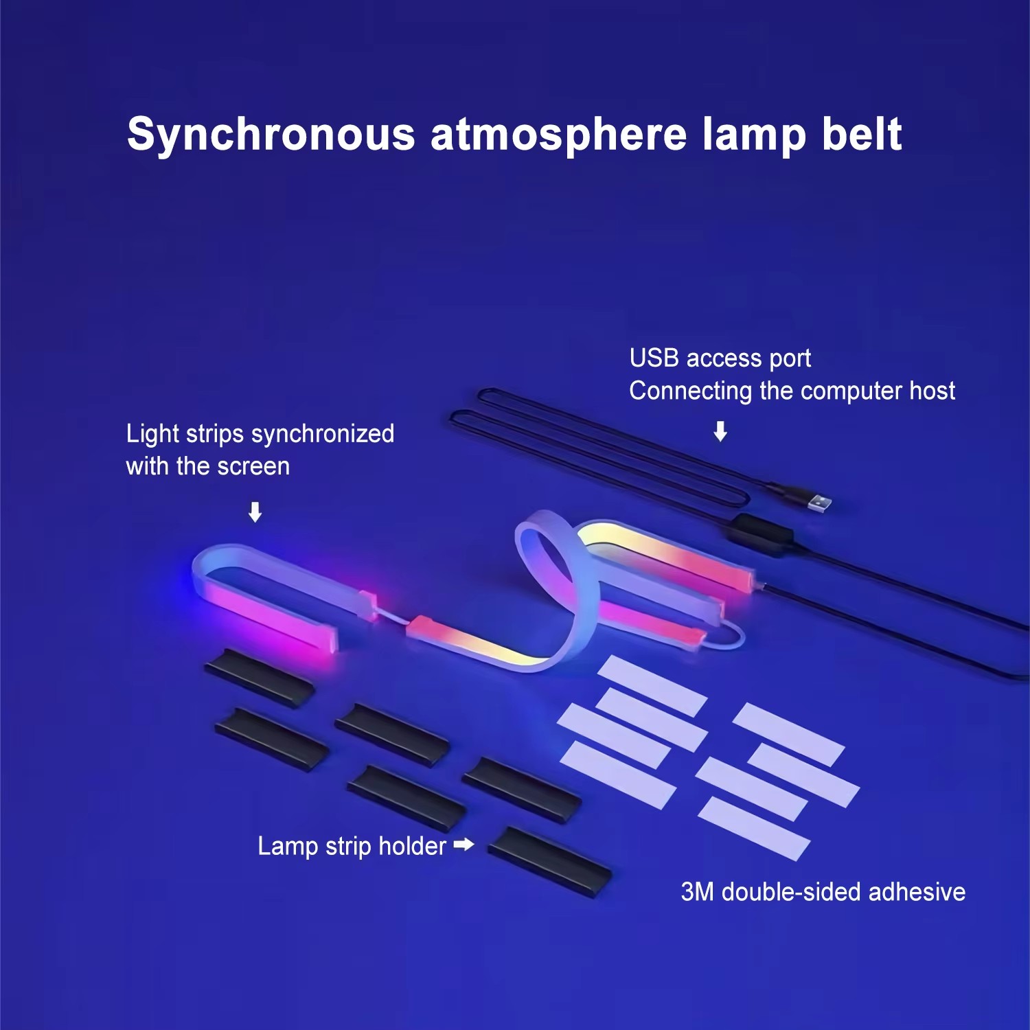 RGB Gaming Lights Strip Monito - Party Games Pc 评论和价格