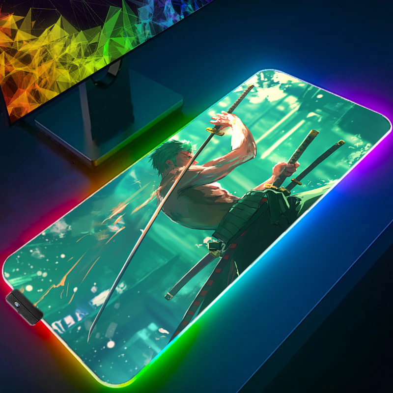 ONE PIECE Zoro Mouse Pad RGB G - Party Games Pc 评论和价格
