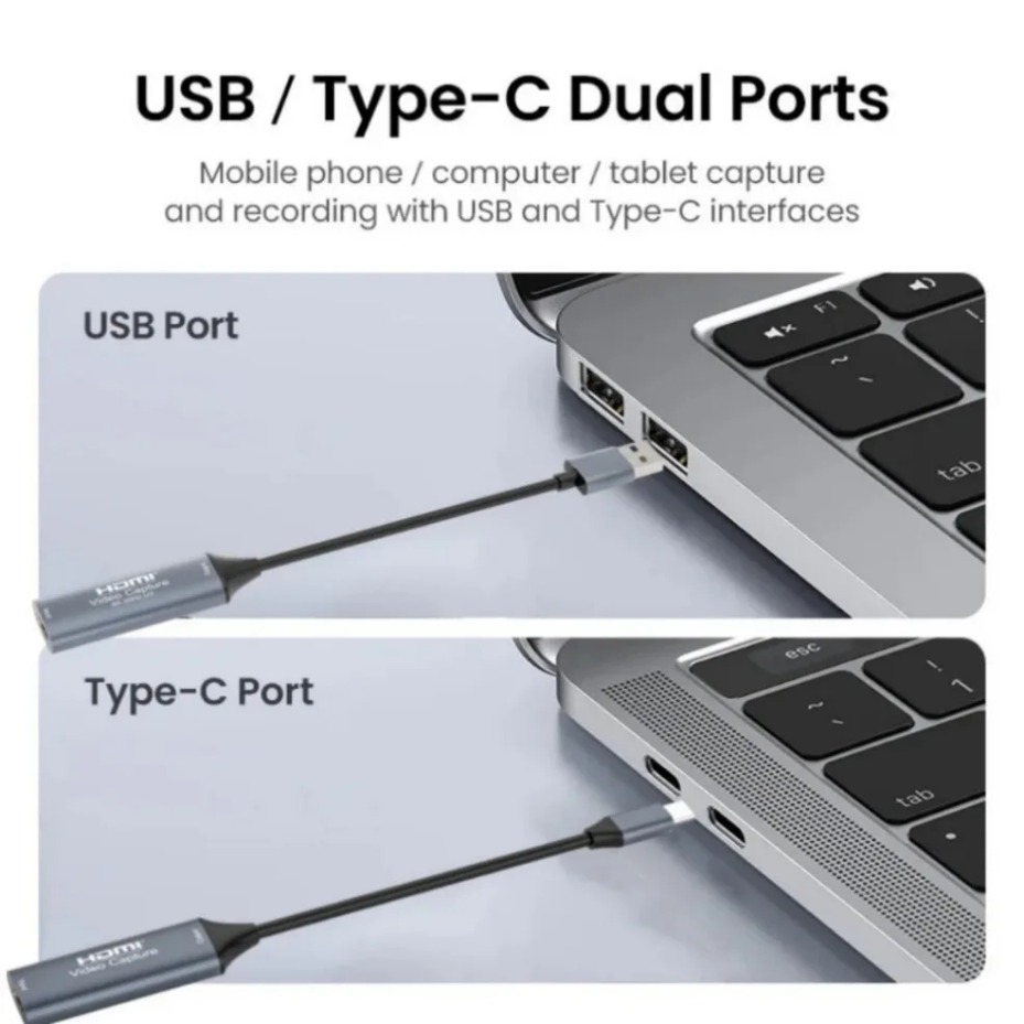 USB-C 2.0/3.0 HDMI Video Captu - Party Games Pc 评论和价格