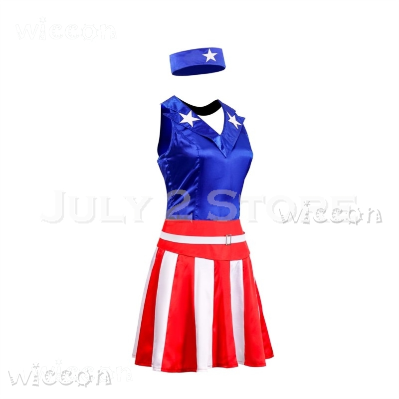 Women’s American Flag Cheerlea - Party Games Usa 评论和价格