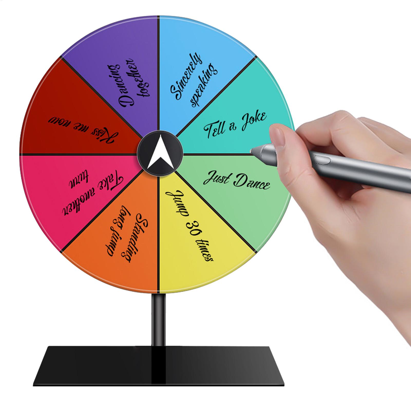 Prize Wheel Dry Erase Spin Whe - Party Games Spin The Wheel 评论和价格