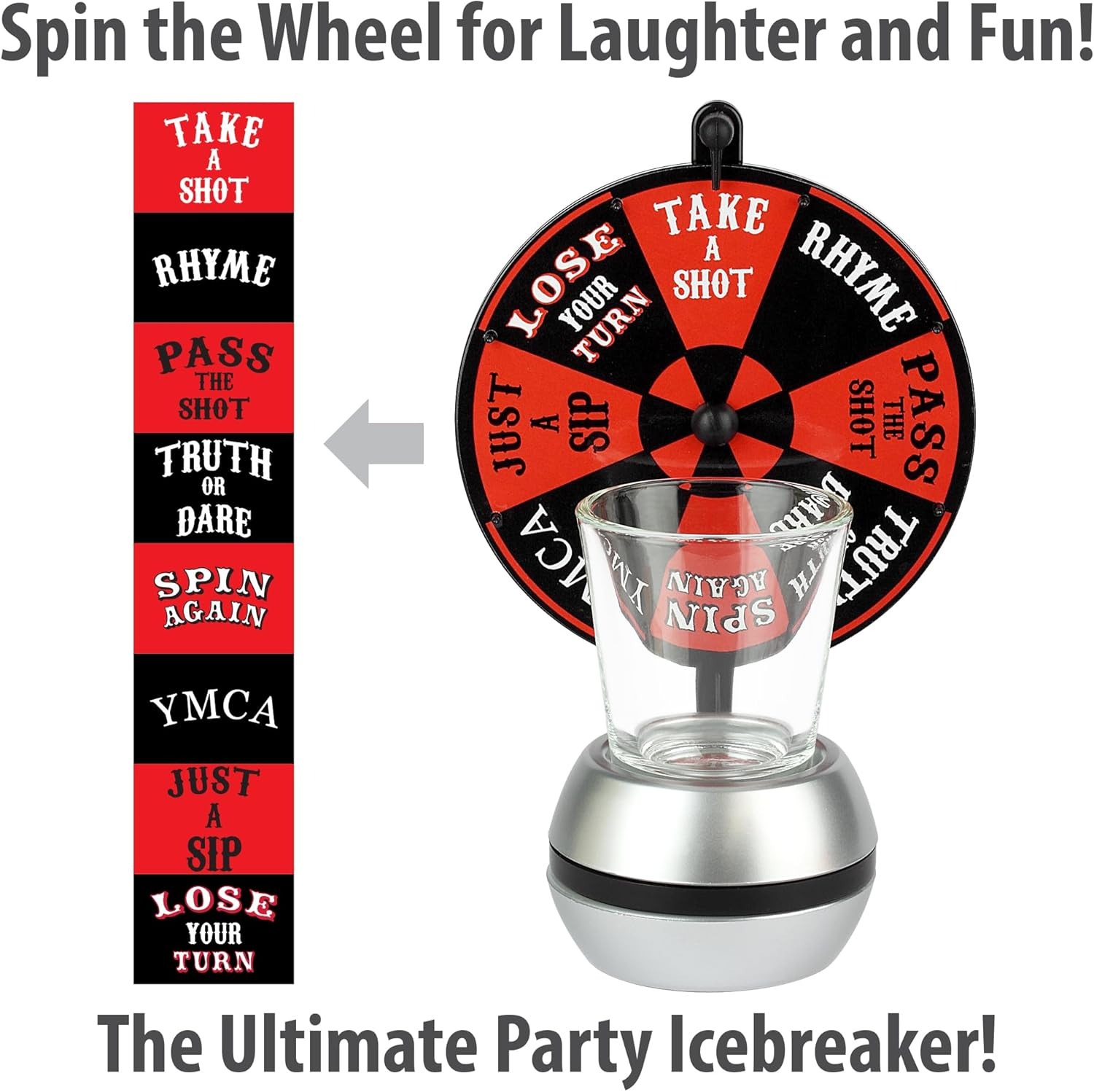 Spin The Wheel Shot Drinking G - Party Games Spin The Wheel 评论和价格